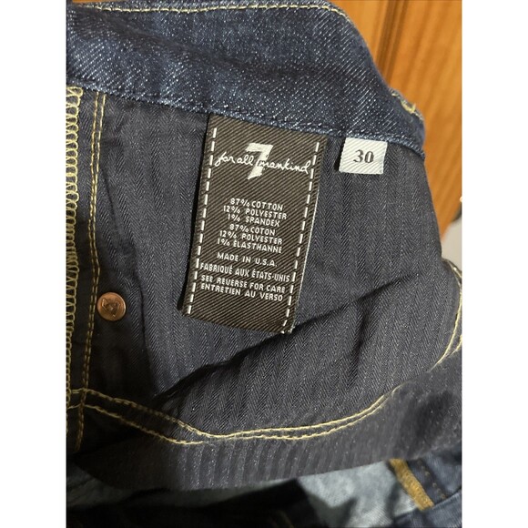 7 For All Mankind Jeans Kimmie Boot Cut Size 30 Bootcut 5 Pocket - Picture 11 of 12